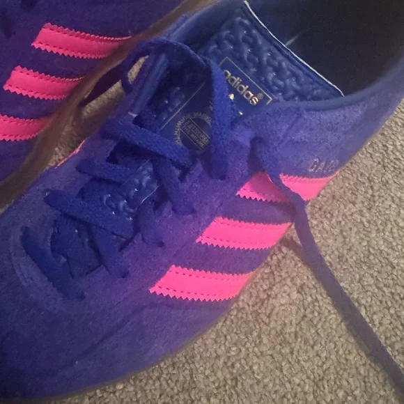 Adidas Gazelle Indoor Lucid Blue with Pink Accents - Picture 5 of 6